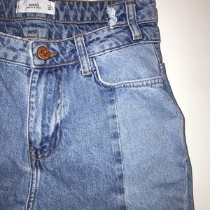 Mango two toned jeans